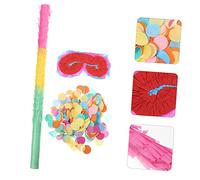 FRCOLOR Set Pinata Accessoires avec Lunettes et Confettis Décoration Fête Garçon Fille Anniversaire Jeux Party Favors