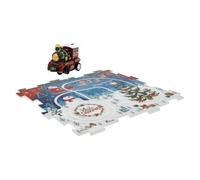 FRCOLOR Set Puzzle Rail Train DIY Noël pour Garçon Fille de Créativité Éducatif sans Batterie Thème de Noël pour Développement et Imagination