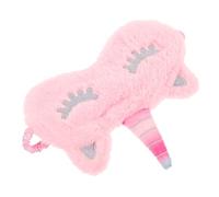 FRCOLOR Sommeil Licorne Peluche Rose Léger et Doux pour Garçon et Filles, Bandeau Élastique Ajustable, Confortable, pour Dormir, Voyager Sieste