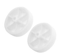 FRCOLOR Stabilisateurs de Vélo pour Ajouter Stabilité et Assurance pour Garçon et Filles en Plastique Blanc, Roues Épaisses et Solides Lors de L'apprentissage du Vélo