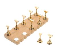 FRCOLOR Stand Entraînement Pour Avec Support Pour Faux Pratique Pour Manucure Design Floral Élégant Et Tips Petits Pour Débutants Nail Art