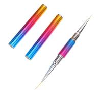 FRCOLOR Stylo De Manucure Pour Nail Art Pinceau Coloré à Double Tête Pour Dessin Et Sculpture Ongles Outil Pratique Et Pour Amateurs Et