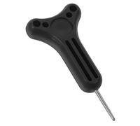 FRCOLOR Stylo D'écriture Aveugle Clavier D'aide Visuelle Accessoires Spéciaux Pour Stylos Jouets En Braille Stylo D'écriture En Braille Stylet Pour Écrivain Braille Black Acier Inoxydable