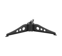 FRCOLOR Support de Base en Plastique Noir, Trépied Stable Noël | Format Compact 10,2cm, Surface Lisse sans Bavures, Réutilisable, Réduit les Chutes, Tables et Événements, Ambiance Noël