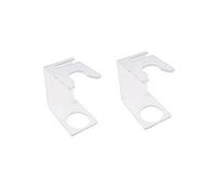 FRCOLOR Support De Blaireau De Rasage Transparent 2 Pièces Pour Homme, Porte-balais Compact, Acrylique Résistant, Adapté Au Séchage Naturel, Usage Personnel Et Professionnel