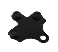 FRCOLOR Support de Compteur Moto en Métal Noir, Renforce la Stabilité du Tableau de Bord Modifié, Compatible Odomètre et Jauge pour Moto Polyvalente