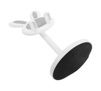 FRCOLOR Support de Téléphone Lapin Mignon Blanc, Support de Bureau Réglable et Extensible pour Smartphone et Tablette, Accessoire Multifonction Stable pour Appels Vidéo, Études et Usage