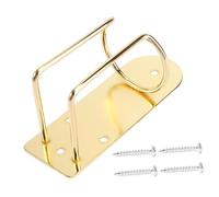 FRCOLOR Support De Tondeuse Électrique Mural Doré En Acier Inoxydable, Support Pour Tondeuse à Cheveux Et Rasoir à Barbe, Rangement Compact Pour Salon De Coiffure, Organisation Murale D’espace