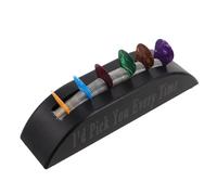 FRCOLOR Support Médiators Guitare PVC Style Rétro Organiseur Polyvalent pour Rangement Médiators Électrique et Basse Boîte pour Musiciens