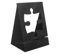 FRCOLOR Support pour Couvercle de Puzzle Noir en Pla Présentoir Compact et Antidérapant pour Boîte à Énigmes Base Inclinée Ergonomique Accessoire Polyvalent pour Puzzles Adultes