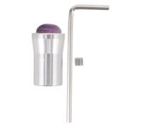 FRCOLOR Support pour Diapason 12 MM en Alliage avec Base en Cristal d'Améthyste pour Contemplation Guérison et Yoga - Accessoire Visage et Bien-être Vibratoire