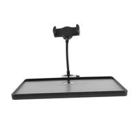 FRCOLOR Support Téléphone avec Plateau Multifonction pour Studio et Streaming Support pour Carte Microphone et Accessoires Plateau Pratique et Résistant pour Live Clips et Rangement