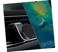 FRCOLOR Support Téléphone Voiture Magnétique Support Portable Puissant Aimants Clip Ventilation Pivotant Compatible avec Smartphones Noir