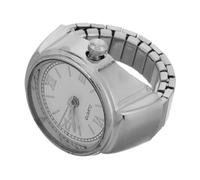FRCOLOR Table De Doigt Élégante Montres Bague pour Femmes Montre Bague Élégante Bague De Montre pour Femme Montre Bague Homme Montres De Poche Bague Montres Femmes Silver Quartz
