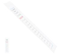 FRCOLOR Tableau D'instruments pour Saxophone Alto en Autocollant, Tableau de Doigté Transposition, Trouve les Doigtés Correspondants, pour Débutants, Adhésif