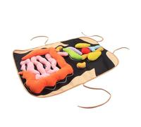 FRCOLOR Tablier 3D Organes Humains Jouet Cognitif Éducatif pour Garçon et Filles Tissu Doux Aide Pédagogique Apprentissage des Viscères Activité Éducative Tablier d'Enseignement