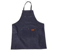 FRCOLOR Tablier De Coiffeur Unisexe En Denim Avec Poches Tablier De Cuisine Pour Hommes Et Femmes Style Artiste Coiffeur