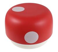 FRCOLOR Tabouret pour Garçon et Filles en PP Léger et Facile à Nettoyer, Design Amusant de Champignon Rouge, Salle de Bain, L'entraînement Pot Chambre