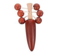 FRCOLOR Tambour En Bois Traditionnel Portable Pour Tout-petit, Instrument De Percussion à Main, Jouet Secouable Pour Nourrisson Et Éveil Musical