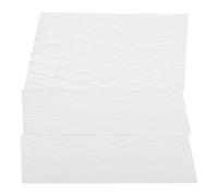 FRCOLOR Tapis de Traction Antidérapant en Eva Blanc avec Nervurée pour Planche de Surf, Offrant Protection Antidérapante et Adhérence Sécurisée Pont de Bateau ou Kayak