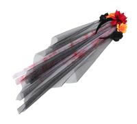 FRCOLOR -tête à Fleurs Artificielles Avec Voile Accessoire De Coiffure Pour Halloween Pour Fêtes Et Séances Photo