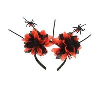 FRCOLOR -tête Araignée Pour Femme Bandeau Halloween Design Unique Coiffe Gothique Accessoire Cosplay Fête Guirlande Cheveux