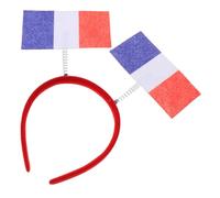 FRCOLOR -tête Drapeau Français Décoratif Avec Fermoir à Ressort Pour Accessoires De Coiffure Et Fête De Festival National