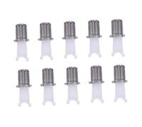 FRCOLOR Têtes de Tondeuse 10pcs en Plastique et Acier Faciles à Installer et Remplaçables, Accessoires pour Tondeuse Électrique pour Poils de Nez Quotidienne