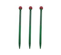 FRCOLOR Thermomètre de Surface du Sol Tige en Verre Intégrée Thermomètre de Jardin Vert Plage 10 à 110°C de Température pour Compost et Terre Outil Essentiel pour Jardinage