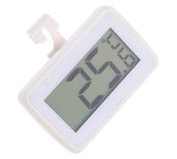 FRCOLOR Thermomètre pour Réfrigérateur Haute Précision Blanc en Abs Écran Lcd Digital, Étanche et Compact, Cuisine Professionnelle et Usage Domestique