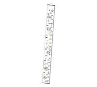 FRCOLOR Toise Murale Garçon Fille Toile Noire Tableau Croissance Hauteur Suspendu Règle Mesure Murale pour Chambre Garçon Fille et Décoration
