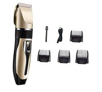 FRCOLOR Tondeuse à Cheveux Électrique sans Fil Kit Rechargeable Réglable 3-9 Mm pour Hommes Barbe Visage Multifonctions Usage Domestique Or