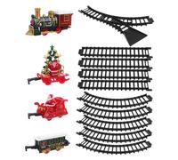 FRCOLOR Train De Noël De Piste Et De Train Suivre Petit d'arbre d'arbre De avec Plastique