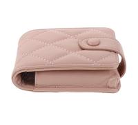 FRCOLOR Trousse à Maquillage Mini Matelassée avec Miroir Pochette Cosmétique Légère pour Femme Sac de Voyage Compact pour à et Petits Portable
