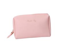 FRCOLOR Trousse de Toilette Imperméable Rose Taille L Sac Cosmétique Voyage Multifonction pour Femme Organiseur Simple et Léger pour Maquillage et Accessoires Pochette Pratique