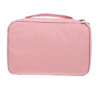 FRCOLOR Trousse de Toilette Portable Étanche Organisateur de Maquillage Pliable avec Compartiments pour Voyage Sac à Cosmétiques Multifonctionnel Rose