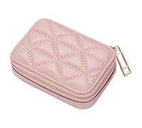 FRCOLOR Trousse Lèvres Pochette De Rangement pour Maquillage Portable avec Miroir Intégré Sac De Voyage Compact