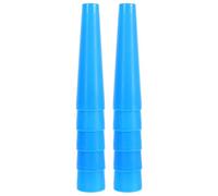FRCOLOR Tube Plastique Conique Bleu pour Machines Textiles - 10 Pièces - Enrouleur de Fil Solide pour Tissage, Broderie et Couture Artisanale, Organisateur de Fil à Haute Efficacité
