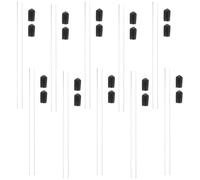 FRCOLOR Tube Porte-Parfum en Acrylique Transparent 30pcs, Récipient pour Bâtonnets de Parfum Surface Lisse, Facile à Ranger pour Voyage et Maison