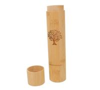 FRCOLOR Urne Funéraire pour Animaux Bambou Urne de Crémation Petite pour Cendres Boîte Mémoriale Sécurisée pour Cheveux et Cendres de Chien et Chat Motif Arbre de Vie Élégant