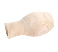 FRCOLOR Vase à l'usure, Stable ou pour Bureau à Intérieure Décoration et Composition en Bois de Pin Beige Rustique, Résistant Fleurs Séchées Fraîches