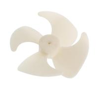 FRCOLOR Ventilateur 4 pales beige en plastique pour moteur de congélateur, accessoire remplacement DIY pour réfrigérateur et évaporateur, idéal pour cuisine et espace de travail