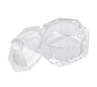 FRCOLOR Verre Avec Couvercle Pour Nail Art Coupe Verre Pour Liquide à Ongles Outil De Manucure