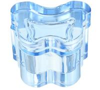 FRCOLOR verre menagere accessoires pour nail art nail polish polissoir ongles tool matériel d'onglerie art des ongles trousses clou bloc support de liquide pour nail art plat à ongles Blue