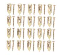 FRCOLOR Vis Autoforeuse Métallique pour Cloisons Sèches Chevilles à Expansion Solides Kit de Fixation Murale Pratique et Facile à Installer