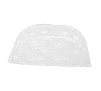 FRCOLOR Voile De Dentelle Court Pour Les Mariées Avec Un Design De Voile De Chapelle Brodé Voile Court Pour Accessoires De Mariage Et Voiles De Mariage Chics