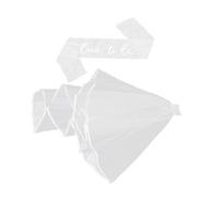 FRCOLOR Voile de Mariage Court Dentelle avec Bandoulière pour Enterrement de Vie de Jeune Fille et Nuptiale Accessoires pour Future Mariée