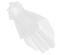 FRCOLOR Voile De Mariage Voile Mariée Voile Multicouche Voile Perles Artificielles
