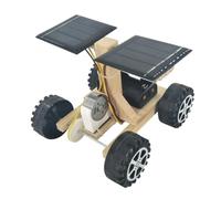 FRCOLOR Voiture Solaire DIY Kit Scientifique Éducatif pour Garçon Fille Modèle Spatial à Solaire sans Batterie