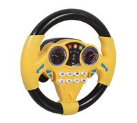 FRCOLOR Volant Simulation Garçon Fille avec Musique et Ventouse Volant Éducatif Sécurisé et Pratique pour Jeu de Conduite Garçon Fille